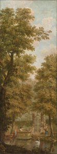 Tapestry with Dutch Landscape, Belonging to the Hall of Nieuwe Doelenstraat 22 by Jurriaan Andriessen