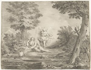 Hagar in the Desert by Jurriaan Cootwijck