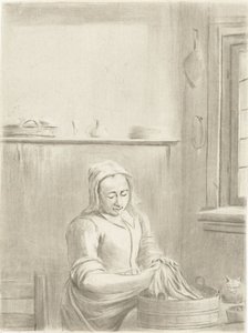 Kitchen Maid with Tub by Jurriaan Cootwijck