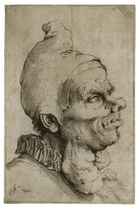 Large Grotesque Head, c.1622 by Jusepe de Ribera
