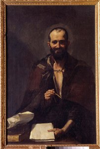 Representation of Archimedes (Painting by Jusepe de Ribera, 17th century) by Jusepe de Ribera
