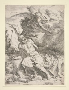 Saint Jerome with the Angel by Jusepe de Ribera