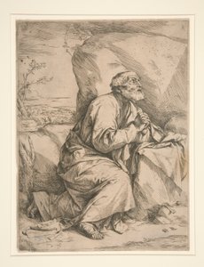 Saint Peter in Penitence by Jusepe de Ribera