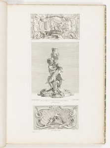 Ornament Panel Depicting the Abduction of Helen, plate 24 in Oeuvre by Juste Aurèle Meissonnier