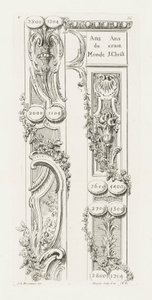 Design of Fragments of the Border by Juste Aurèle Meissonnier