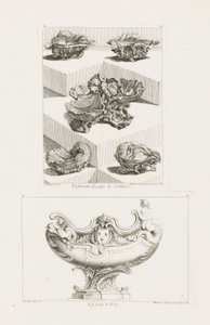 Various Designs for Salt Dishes, plate 63 in Oeuvre de Juste-Aurele by Juste Aurèle Meissonnier