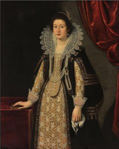 Portrait of a Woman, Possibly Maria Magdalena of Austria by Justus Sustermans