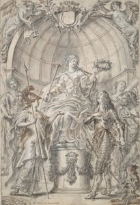 Design for a Frontispiece by Justus van Egmont