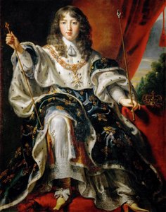 Louis XIV, King of France in His Coronation Robes