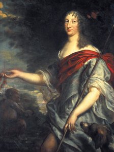 Portrait of Queen Christine of Sweden as Diana