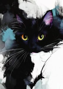 Cat Pastel Painting