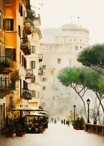 Charming Rome Vista by Justyna Jaszke