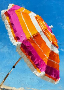 Colorful Beach Umbrella