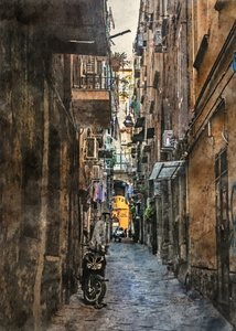 Narrow European Alley by Justyna Jaszke