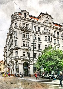 Ornate City Corner