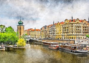 Prague Old Town View