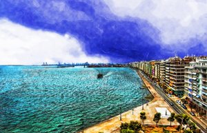 Stormy City Coast by Justyna Jaszke