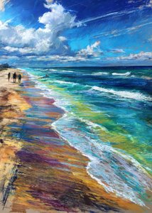 Sunny Beach Walk