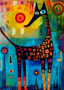 Vibrant Spotted Creature by Justyna Jaszke