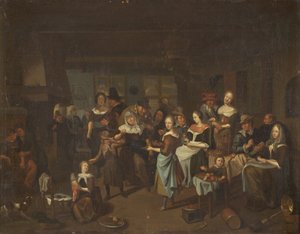 Merriment in a Tavern by KMS 1004 Ubekendt