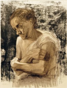 Half-Figure of a Woman with Folded Arms