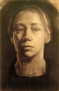 Kathe Kollwitz, Self-portrait 1904