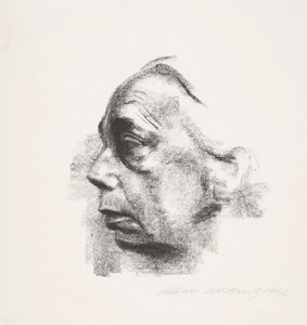 Self-Portrait in Profile by Käthe Kollwitz