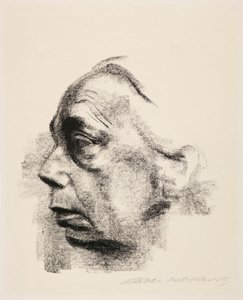Self-Portrait in Profile by Käthe Kollwitz