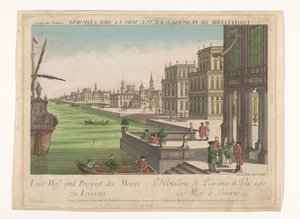 Pleasure Garden and View of the Sea at Livorno