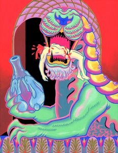 Jade Lion by Kam Tsz