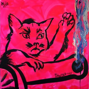Fierce Pink Feline