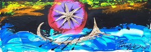 Golden Boat Under Star