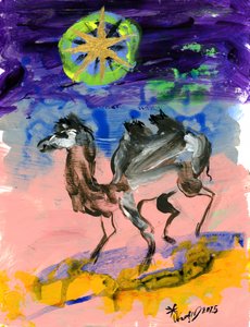 Starry Desert Camel