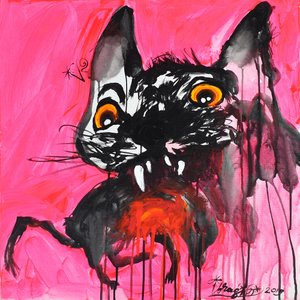 Vibrant Monster Cat
