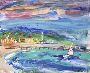 Vibrant Tropical Coast