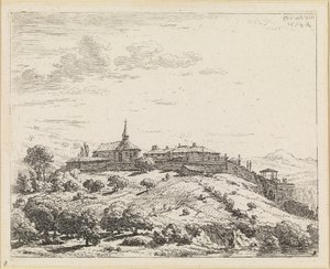 Village on a Hill by Karel Dujardin