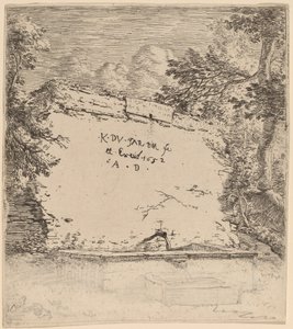 Title Page with Fountain by Karel Dujardin