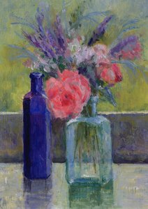 Still Life with Bottles by Karen Armitage