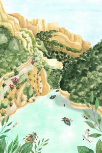 Scenic Canyon River by Karen Menzenbach