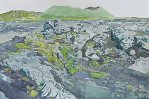 Mossy Volcanic Landscape
