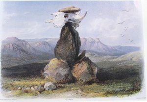 Magic Pile of Assinboin Indians by Karl Bodmer