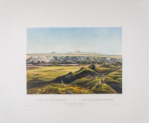 View of the Rocky Mountains, Bodmer