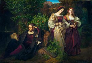 Torquato Tasso and the Two Leonores by Karl Ferdinand Sohn