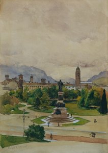 Dante Square in Trento