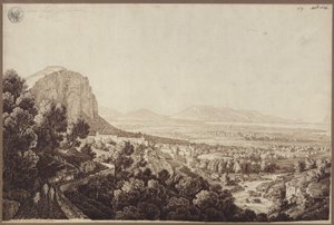 View of the Valley of Partinico in Sicily by Karl Friedrich Schinkel