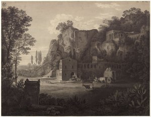 View of a Country House near Syracuse by Karl Friedrich Schinkel