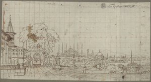 View of Constantinople by Karl Friedrich Schinkel