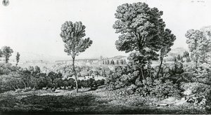 View of Messina and the Opposite Coast of Calabria by Karl Friedrich Schinkel