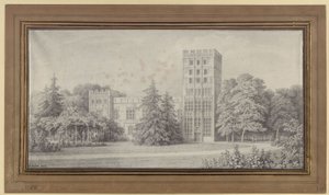Berlin. Cavalier House on Peacock Island. View by Karl Friedrich Schinkel