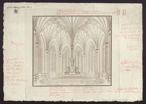 Berlin, Spittelmarkt. Design for St. Gertraud